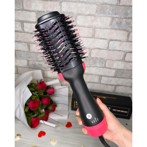 Керамічна фен щітка стайлер для укладки волосся 3 в 1 One Step Hair Dryer and Styler гребінець з феном